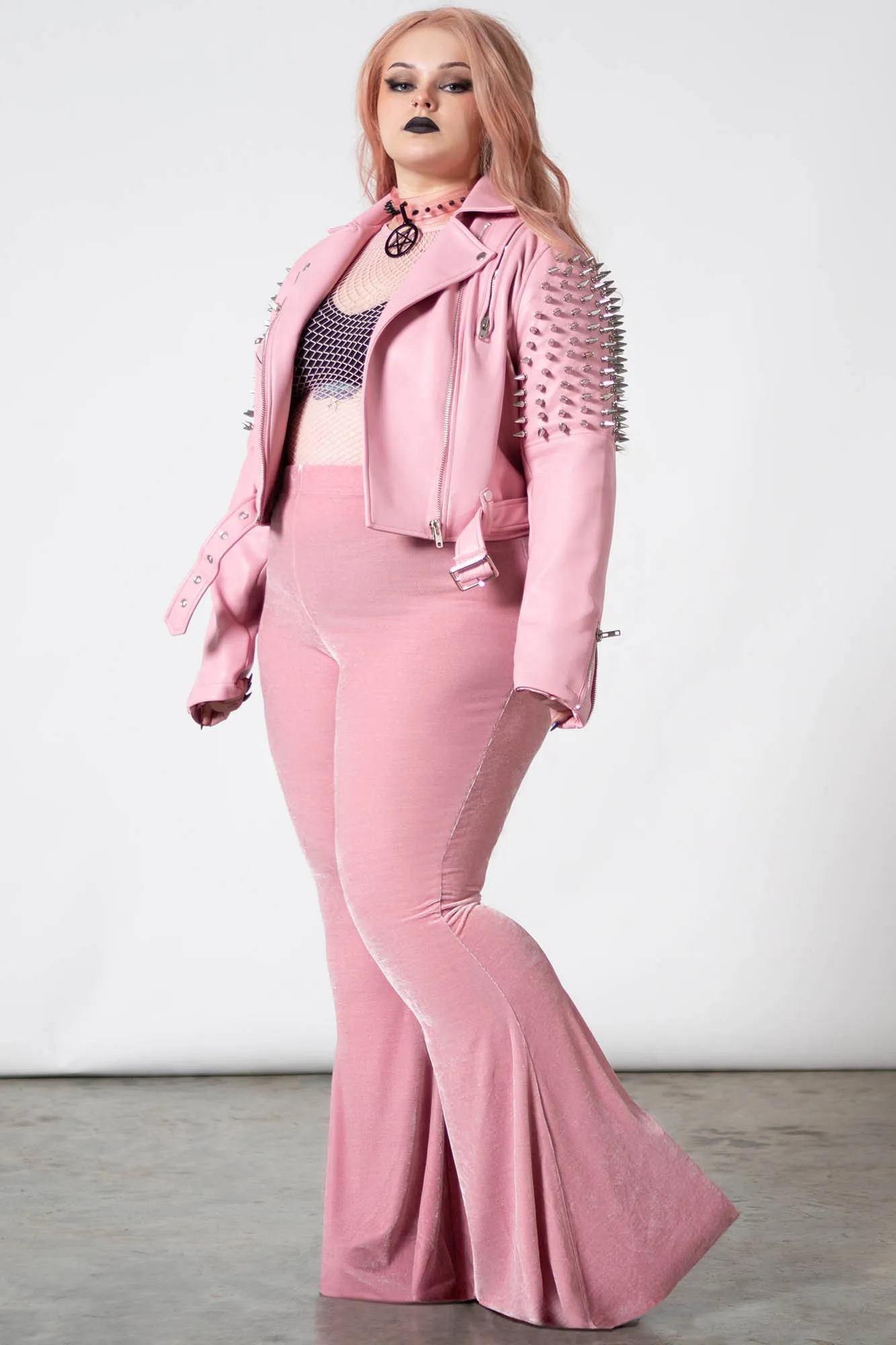 Moondance Bell Bottoms [PASTEL PINK] [PLUS]