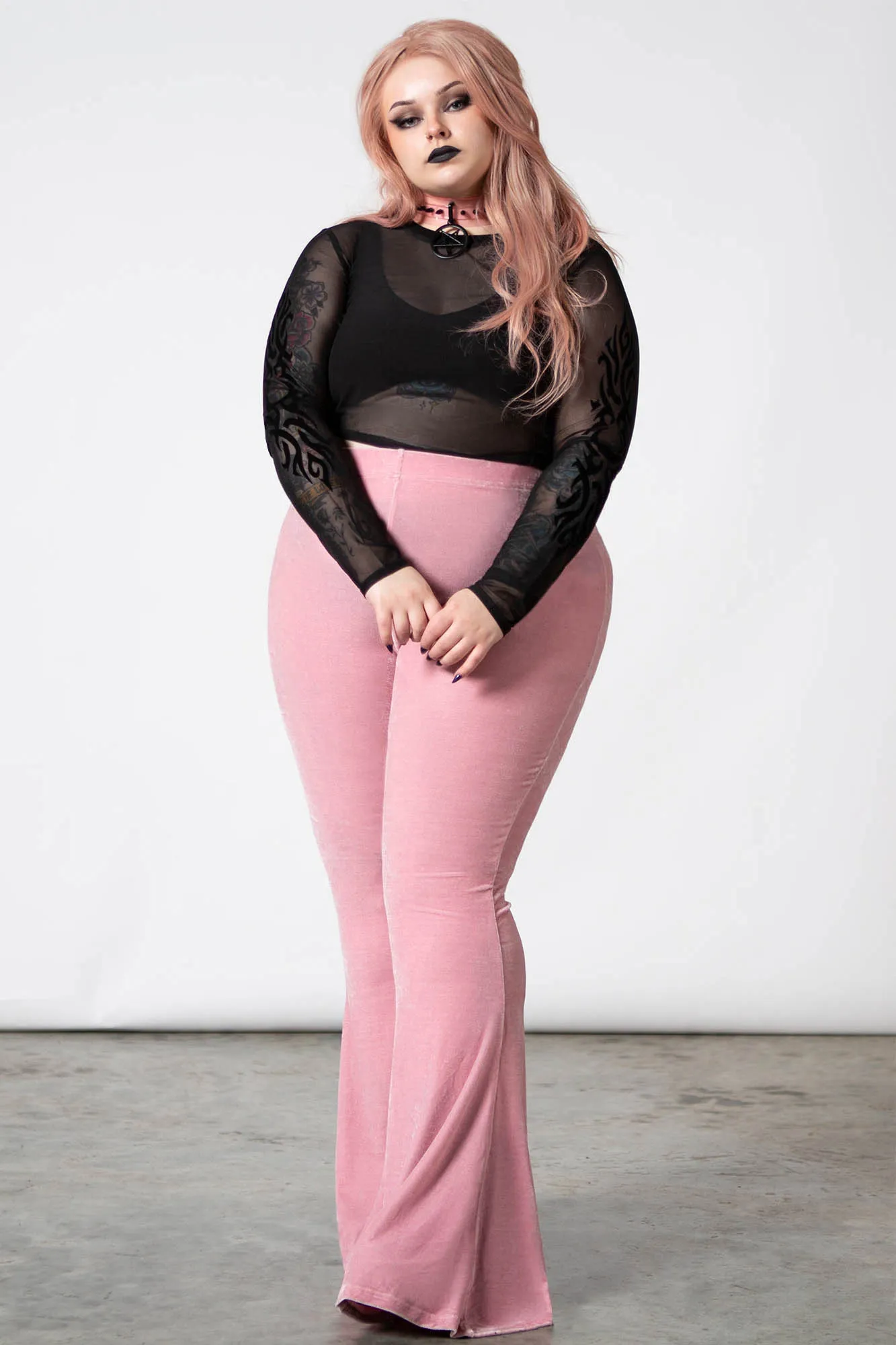 Moondance Bell Bottoms [PASTEL PINK] [PLUS]