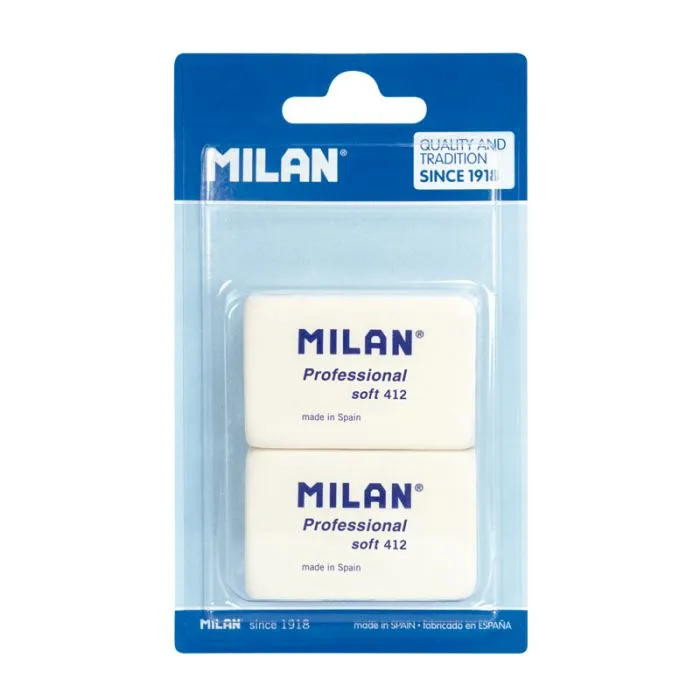 Professional Soft 412 white erasers