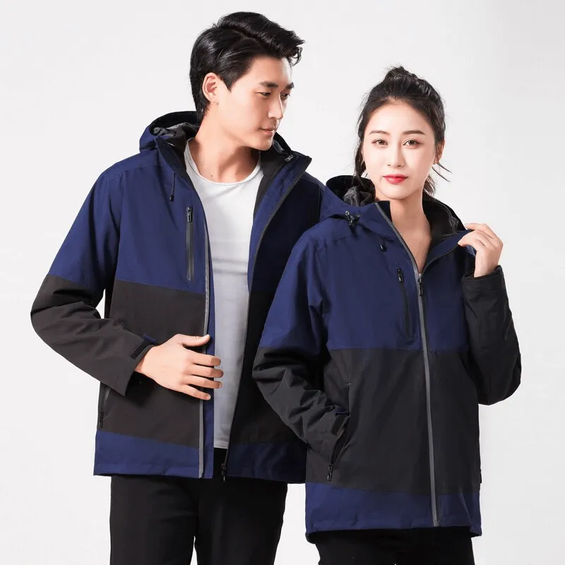 Reflective Two-Piece Warm Softshell Skiing Jacket - SF0929
