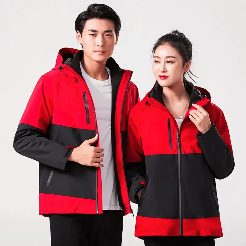 Reflective Two-Piece Warm Softshell Skiing Jacket - SF0929