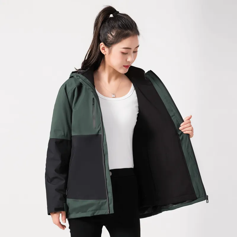 Reflective Two-Piece Warm Softshell Skiing Jacket - SF0929