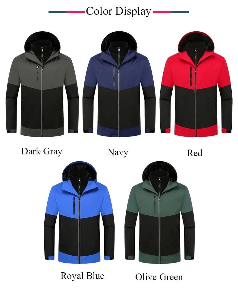 Reflective Two-Piece Warm Softshell Skiing Jacket - SF0929