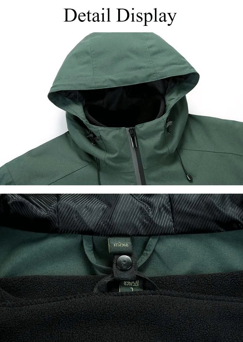 Reflective Two-Piece Warm Softshell Skiing Jacket - SF0929