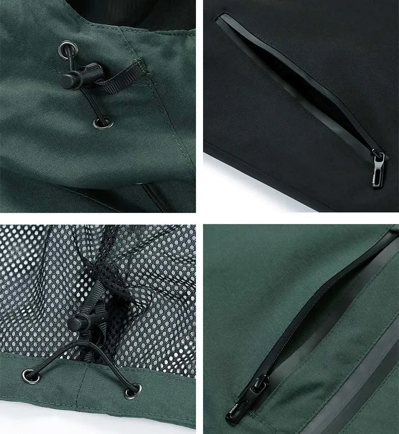 Reflective Two-Piece Warm Softshell Skiing Jacket - SF0929