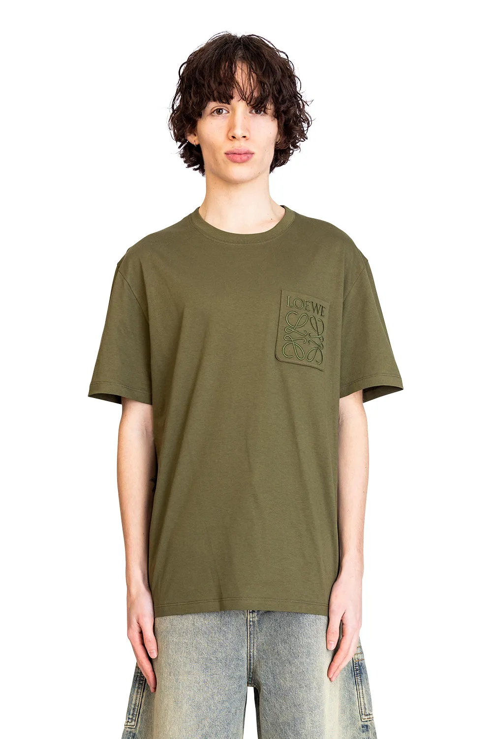 RELAXED FIT T-SHIRT KHAKI GREEN