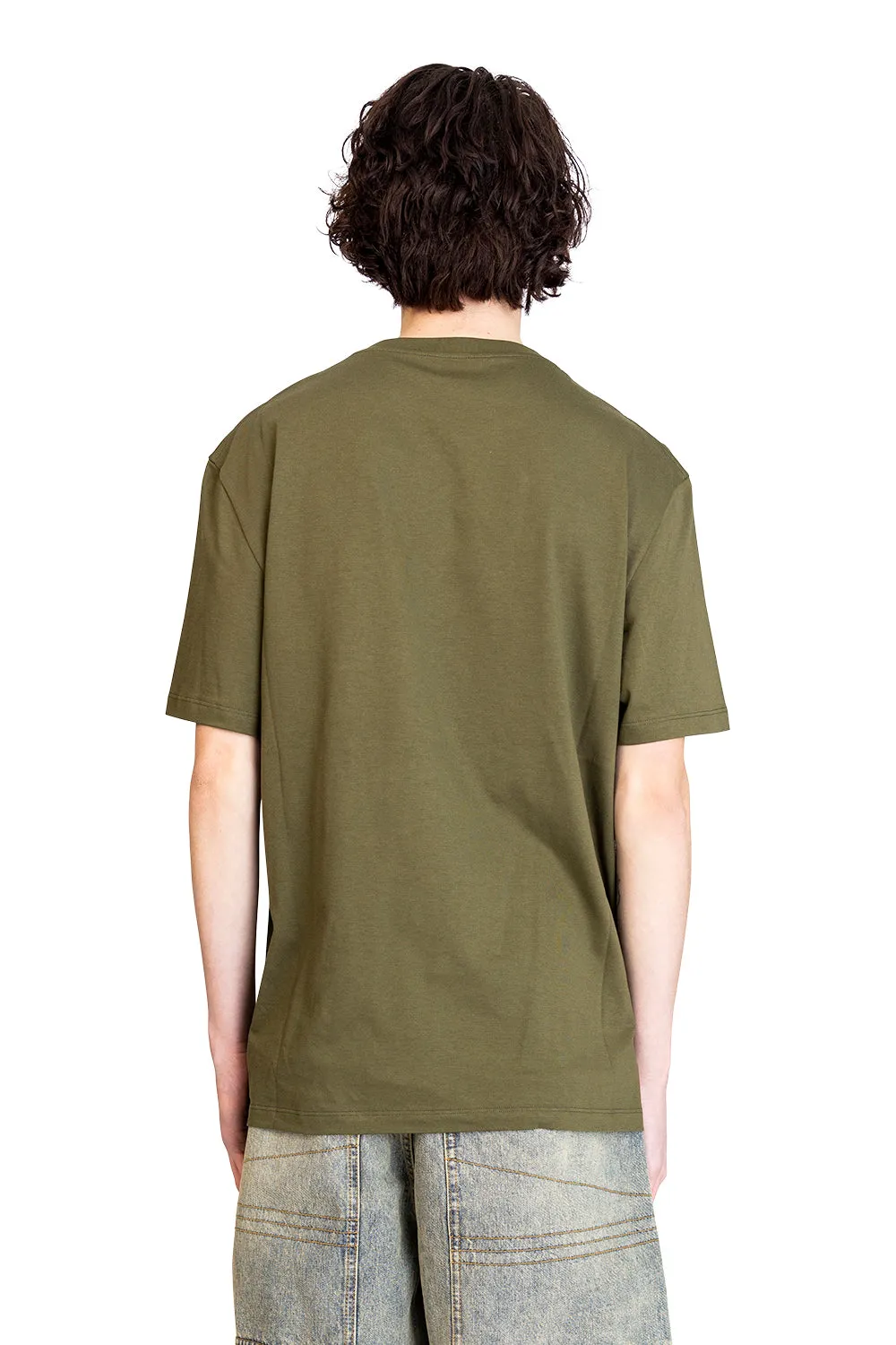 RELAXED FIT T-SHIRT KHAKI GREEN