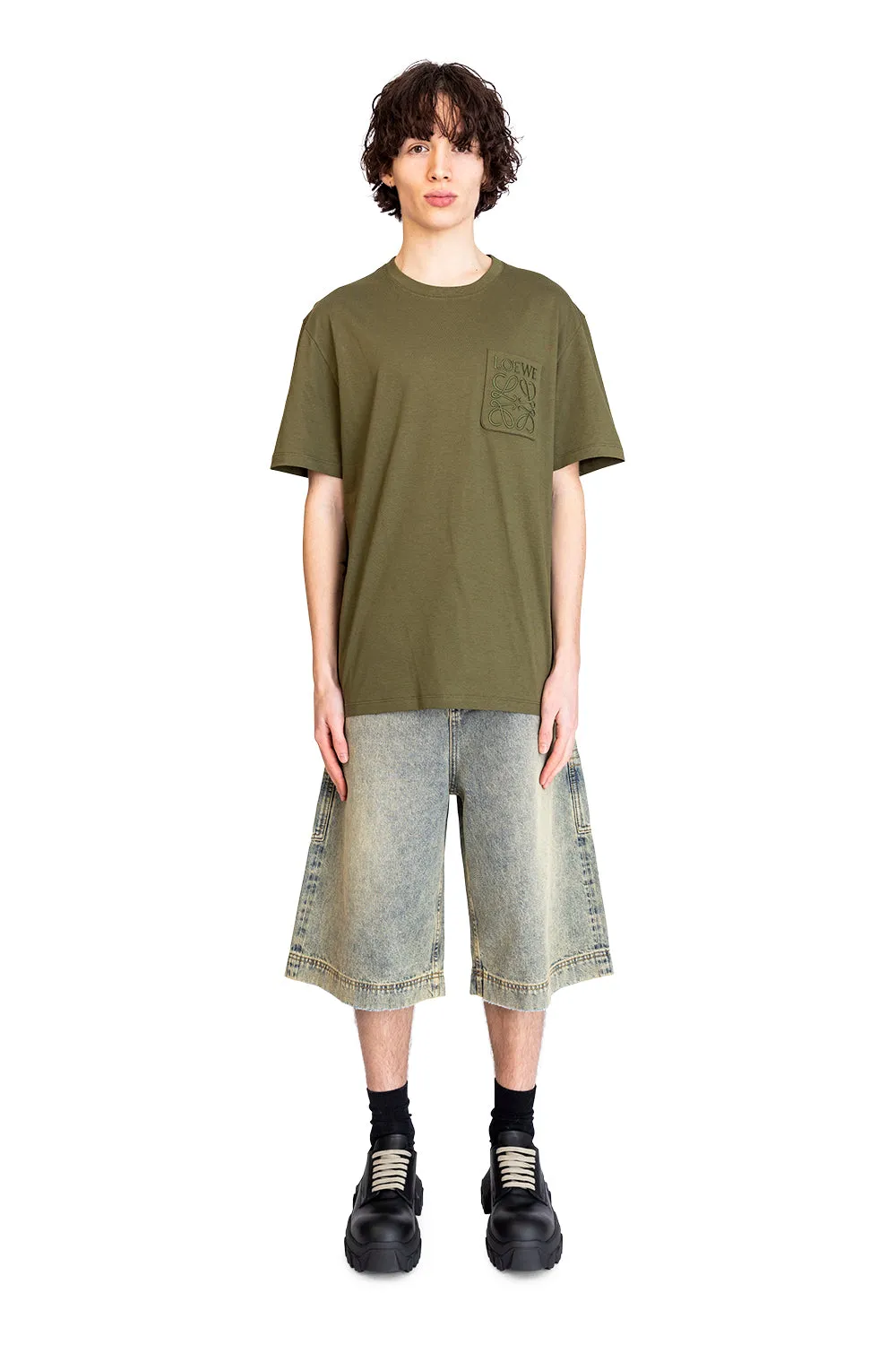 RELAXED FIT T-SHIRT KHAKI GREEN