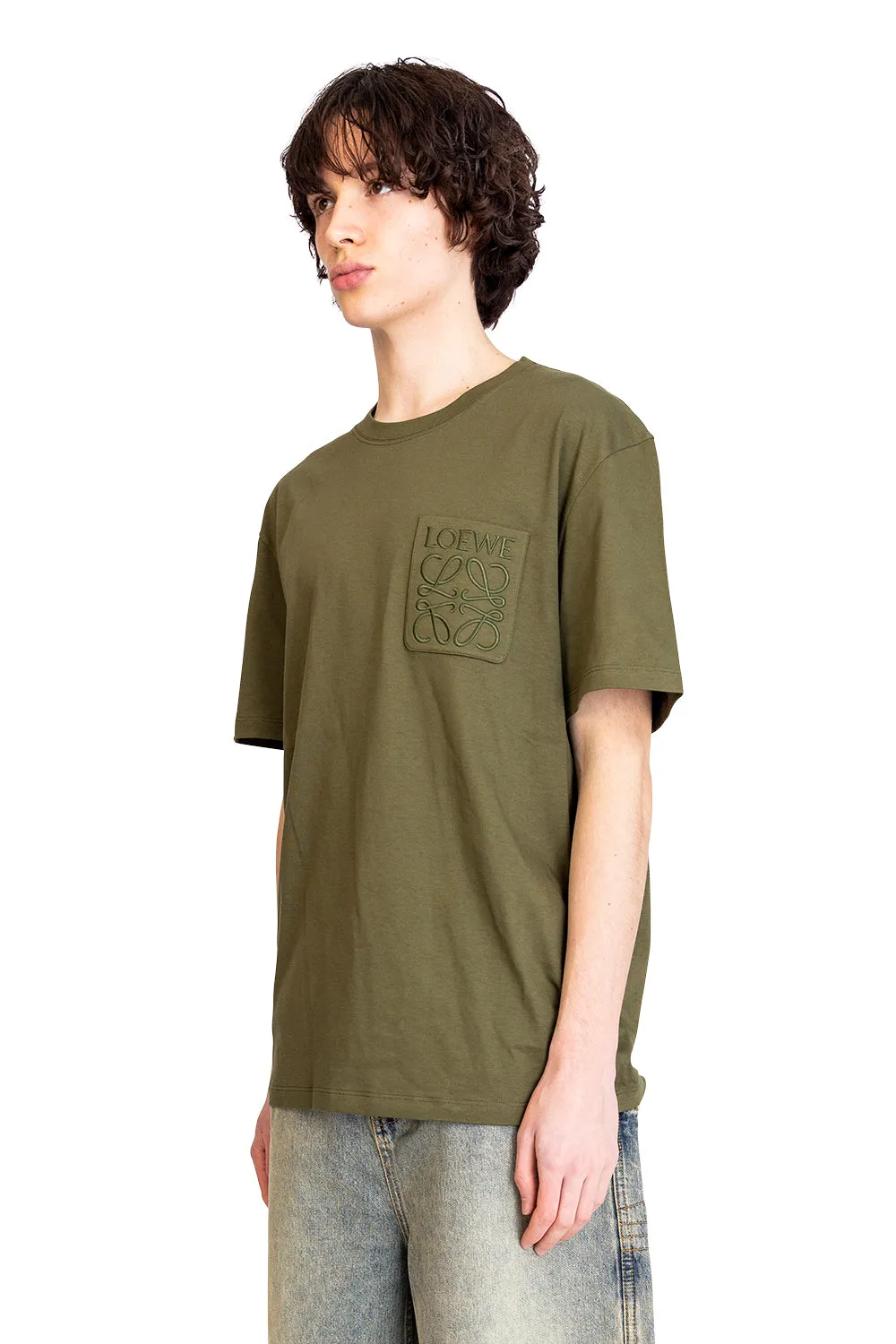 RELAXED FIT T-SHIRT KHAKI GREEN