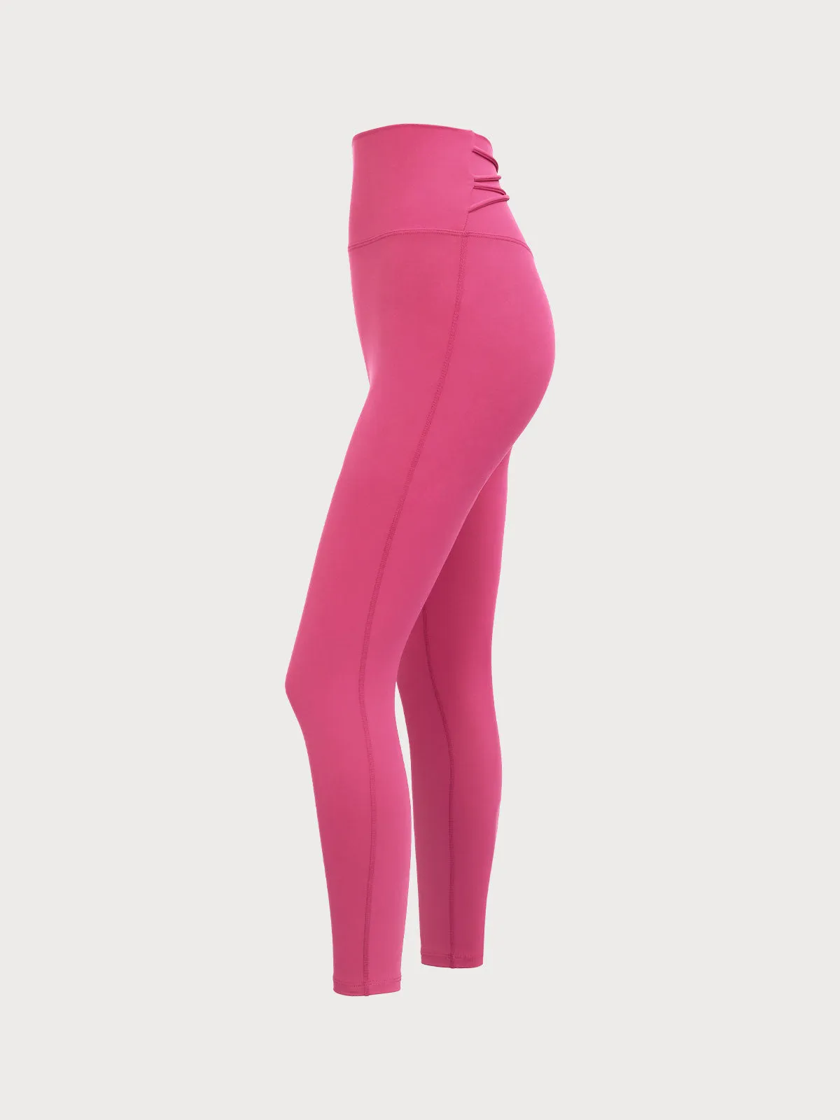 Rose Red Cross Back Lycra® Leggings 25”