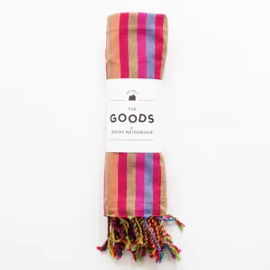 Striped Beach Throw   Towel (Multi)