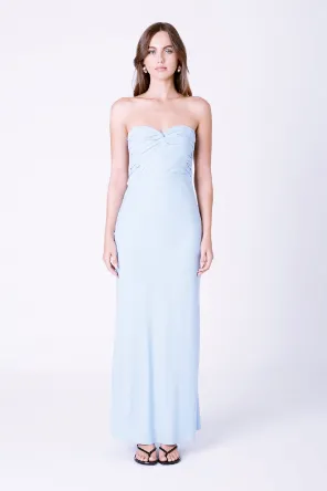 Sunset Soirée Maxi Dress Powder Blue