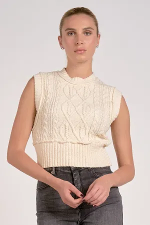 The Catherine Textured Sweater Vest