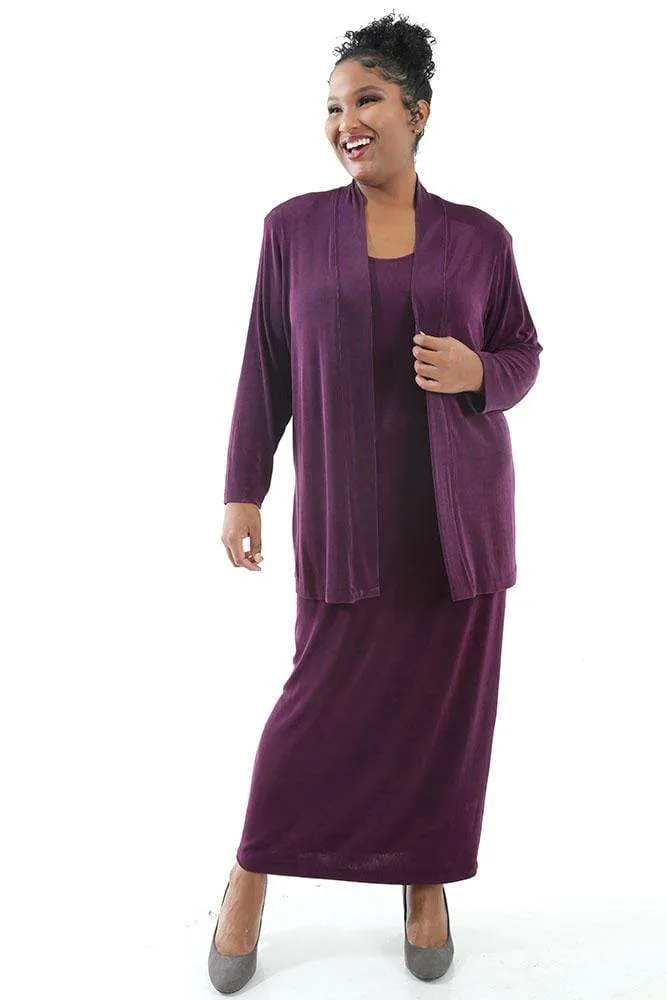 Vikki Vi Classic Boysenberry Maxi Tank Dress